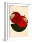 Two Red Apples-Kubistika-Framed Giclee Print