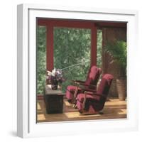 Two Red Chairs-null-Framed Photographic Print
