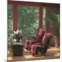 Two Red Chairs-null-Mounted Photographic Print