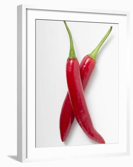 Two Red Chillies-null-Framed Photographic Print