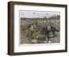 Two Red Cross Rescue Dogs a German Shepherd-Louis Agassiz Fuertes-Framed Photographic Print