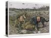 Two Red Cross Rescue Dogs a German Shepherd-Louis Agassiz Fuertes-Stretched Canvas