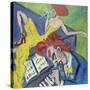 Two Red Heads and a Piano-Gina Bernardini-Stretched Canvas