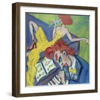 Two Red Heads and a Piano-Gina Bernardini-Framed Giclee Print