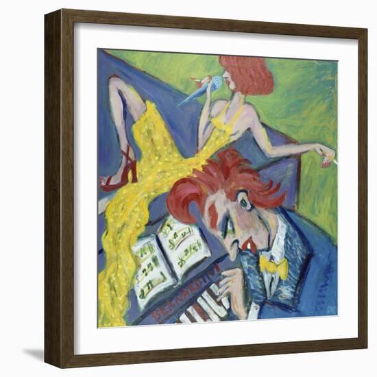 Two Red Heads and a Piano-Gina Bernardini-Framed Giclee Print