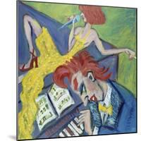 Two Red Heads and a Piano-Gina Bernardini-Mounted Giclee Print