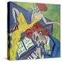 Two Red Heads and a Piano-Gina Bernardini-Stretched Canvas