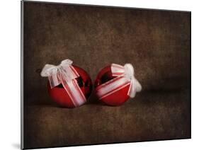 Two Red Ornaments Still Life-Jai Johnson-Mounted Giclee Print