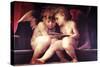 Two Redhead Cherubs-null-Stretched Canvas