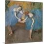 Two resting dancers (also known as “Blue dancers”). Around 1898. Pastel-Edgar Degas-Mounted Giclee Print