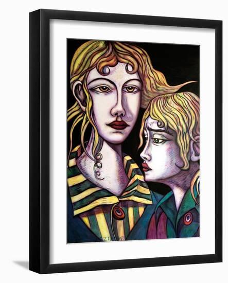 Two Revolutionaries, 2012-Adrian Wiszniewski-Framed Giclee Print