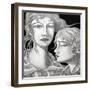 Two Revolutionaries drawing, 2011-Adrian Wiszniewski-Framed Giclee Print