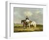 Two Riders in a Landscape-Anthony Oberman-Framed Art Print