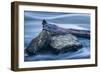 Two Rocks And Long Swirling Water-Anthony Paladino-Framed Giclee Print