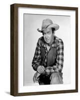 Two Rode Together, James Stewart, 1961-null-Framed Photo