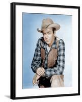 TWO RODE TOGETHER,  James Stewart, 1961-null-Framed Photo