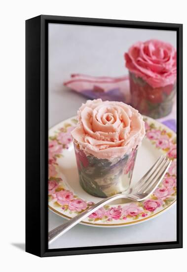 Two Rose Cupcakes-Bayside-Framed Stretched Canvas