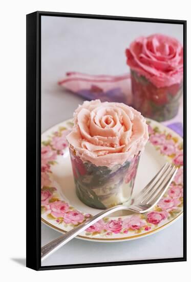 Two Rose Cupcakes-Bayside-Framed Stretched Canvas