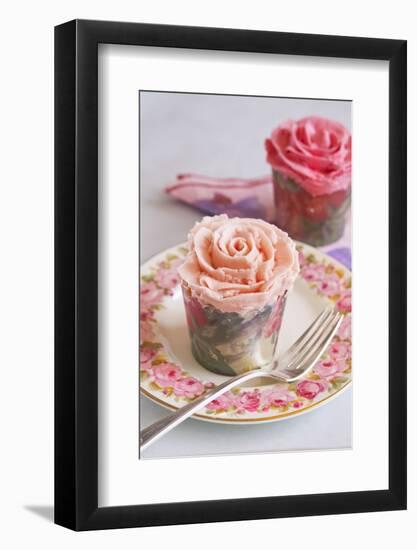 Two Rose Cupcakes-Bayside-Framed Photographic Print