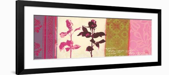 Two Roses-Anna Flores-Framed Premium Giclee Print