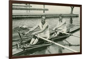 Two Rowers-null-Framed Art Print