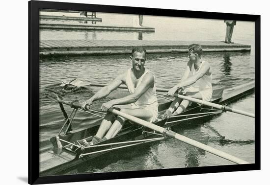 Two Rowers-null-Framed Art Print