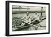 Two Rowers-null-Framed Premium Giclee Print