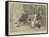 Two's Company, and Three's None-Henry Gillard Glindoni-Framed Stretched Canvas