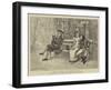 Two's Company, and Three's None-Henry Gillard Glindoni-Framed Giclee Print