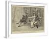 Two's Company, and Three's None-Henry Gillard Glindoni-Framed Giclee Print