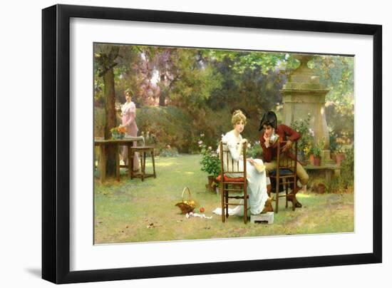 Two's Company, Three's None, 1892-Marcus Stone-Framed Premium Giclee Print