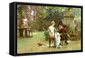 Two's Company, Three's None, 1892-Marcus Stone-Framed Stretched Canvas