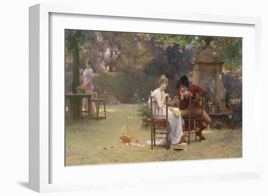 Two's Company, Three's None, C.1892-Marcus Stone-Framed Giclee Print