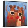 Two's Company-Peter Adderley-Framed Stretched Canvas