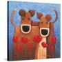 Two's Company-Peter Adderley-Stretched Canvas