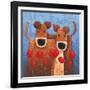 Two's Company-Peter Adderley-Framed Art Print