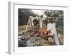 Two Sadhus Smoke Marijuana on the One Day of the Year When It is Legal, Pashupatinath, Nepal-Don Smith-Framed Photographic Print