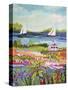 Two Sailboats and Cottage I-Karen Fields-Stretched Canvas