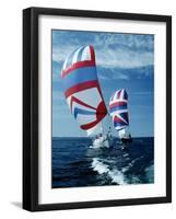 Two Sailing Boats, Puget Sound, Washington-Stuart Westmorland-Framed Photographic Print