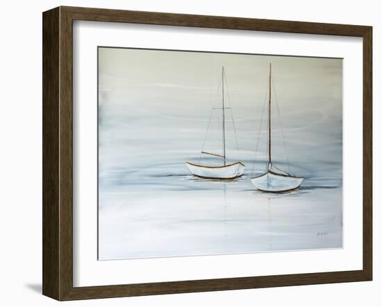 Two Sails at Rest-Yvette St. Amant-Framed Art Print