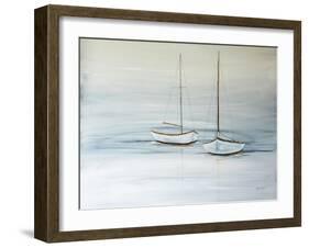 Two Sails at Rest-Yvette St. Amant-Framed Art Print