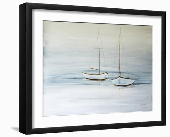 Two Sails at Rest-Yvette St. Amant-Framed Art Print