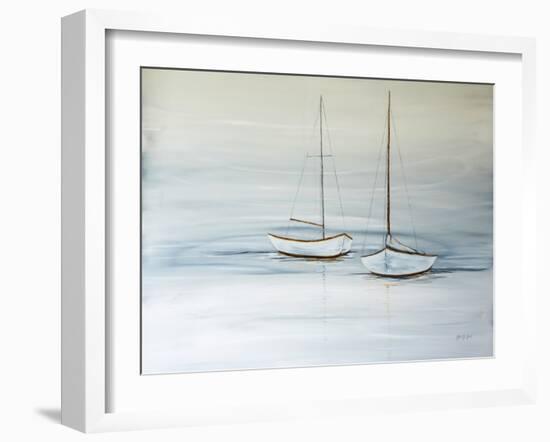 Two Sails at Rest-Yvette St. Amant-Framed Art Print