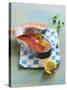 Two Salmon Cutlets-Matthias Hoffmann-Stretched Canvas