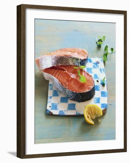 Two Salmon Cutlets-Matthias Hoffmann-Framed Photographic Print
