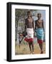 Two Samburu Warrior of Northern Kenya in All their Finery;-Nigel Pavitt-Framed Photographic Print