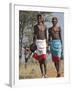 Two Samburu Warrior of Northern Kenya in All their Finery;-Nigel Pavitt-Framed Photographic Print