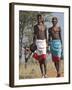 Two Samburu Warrior of Northern Kenya in All their Finery;-Nigel Pavitt-Framed Photographic Print