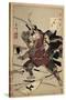 Two Samuraies Fighting-null-Stretched Canvas