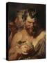 Two Satyrs, about 1615-Peter Paul Rubens-Stretched Canvas